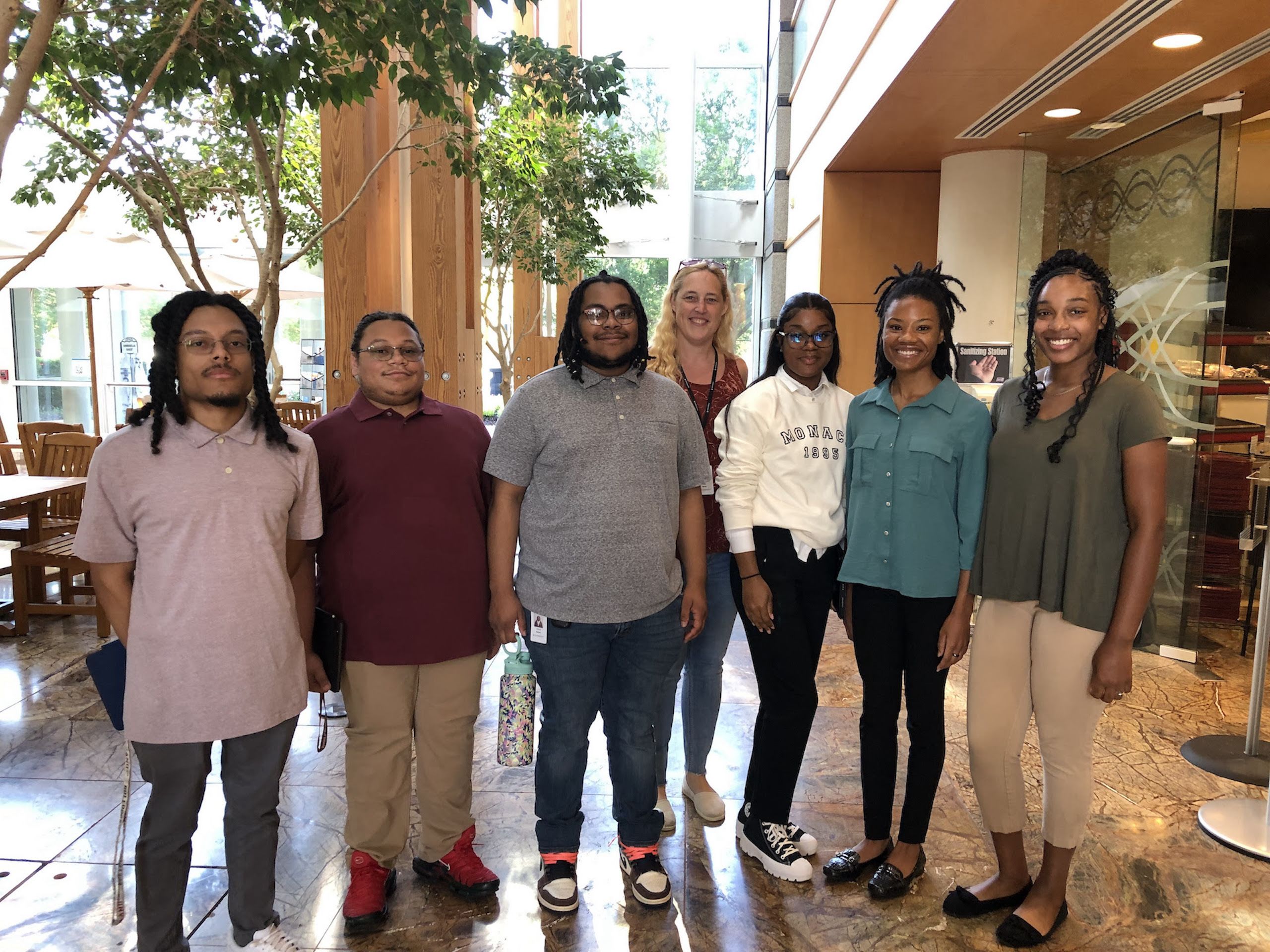 A group of trainees with their instructor